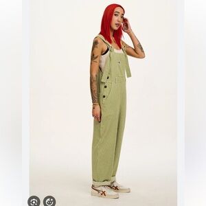 Lucy & Yak green Overalls (A0008)